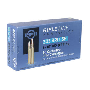PPU 303 BRITISH 180GR SP 20RD BOX 10 BOXES PER CASE