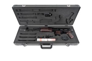Arsenal SAM7SF 7.62x39mm Semi-Auto AK-47 Rifle with Aluminum Side Folding Stock and Arsenal Hard Case Plum - additional view