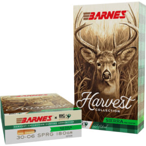 Barnes Harvest Collection Rifle Ammo 30-06 SPRG 180 gr. Big Woods Edition 20 rd.