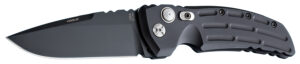 Hogue EX-A01 Automatic Folding Knife, 4-Inch Drop Point, Black Cerakote