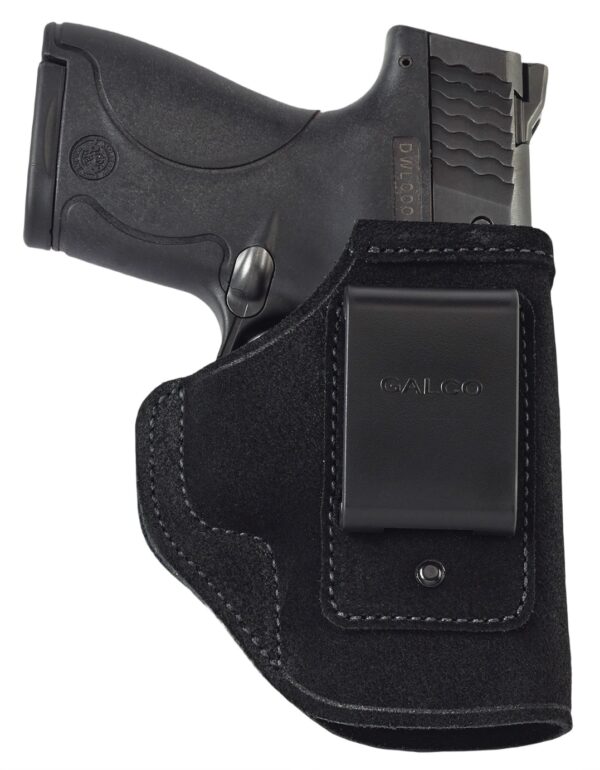 Galco Stow-N-Go IWB Holster for Glock 26, Black Steerhide, Right Hand