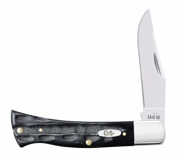 Case Axe Handle Slip Joint Folding Knife, Jigged Buffalo Horn