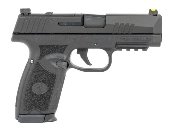 FN 66-102378 309 MRD 9mm Luger 20+1 16+1 3.80" Black Target Crown Barrel, Black Stainless Steel Optic Ready/Serrated Slide, Black Polymer Frame w/Picatinny Rail, Textured Grip Shield, RMS/DPP Footprin