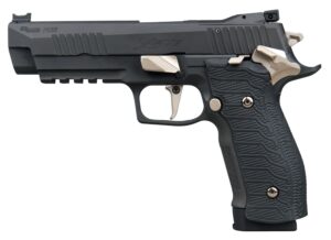 Sig Sauer 226X59NMRSAO10 P226 XFive Nightmare Full Size Frame 9mm Luger 10+1 5" Bull Barrel, Black Nitron Stainless Steel Optic Ready/Serrated Slide & Frame w/Beavertail & Picatinny Rail, Custom Hogue