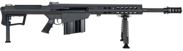 Barrett 20183 M107A1 50 BMG 10+1 20" Fluted Barrel, Picatinny Rail Receiver, M-LOK Handguard, QD BiPod Forend, Black Polymer Grip