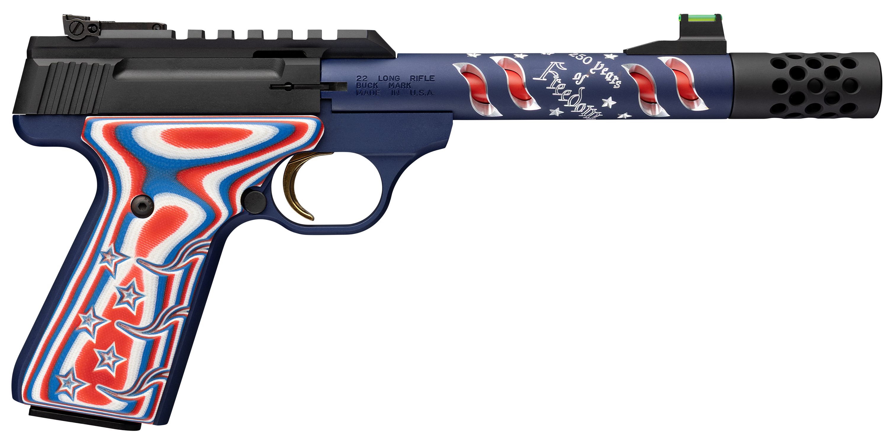 Browning Buck Mark Freedom Vision Pistol, .22 LR, 250th Anniversary - Browning