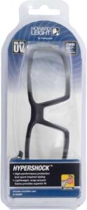 HOWARD LEIGHT HYPERSHOCK - GLASSES BLACK FRAME/CLEAR LENS - additional view