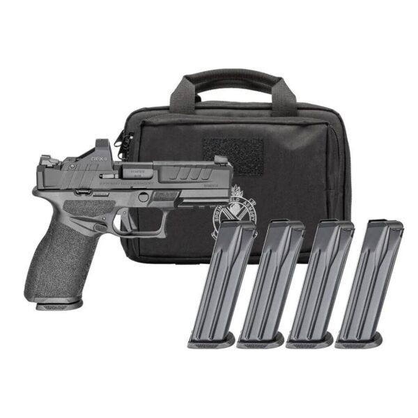 Springfield Gear Pac Echelon 4.0 FC Handgun 9mm Luger 10rd Magazines(4) 4" Barrel U-Dot Fixed & Green Dot Optic & Bag CA Compliant