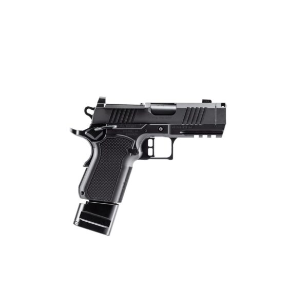 Alpha Foxtrot AF1911-Attila MOS Pistol, 9mm, DLC Black, 15-Round