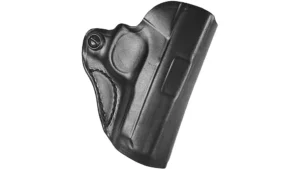 DeSantis Mini Scabbard OWB Holster for S&W Bodyguard 2.0, Black Leather, Left Hand