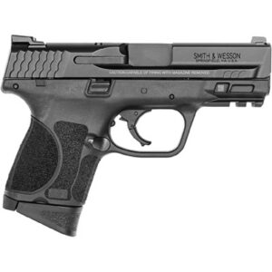 M&P9 M2.0 SUBCOMPACT 9MM 3.6â BBL (2)12RD BLACK NO SAFETY