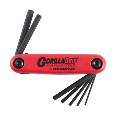 GORILLA GRIP METRIC HEX WRENCH 7-PIECE SET (1.5MM-6MM)