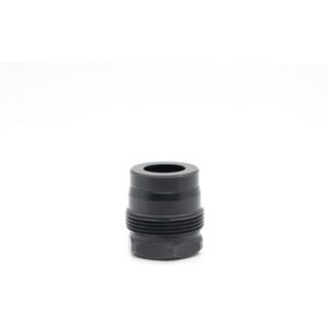 MINI MUZZLE BRAKE 0.456 1/2X36 THREAD SQUARE SHOULDER BLACK