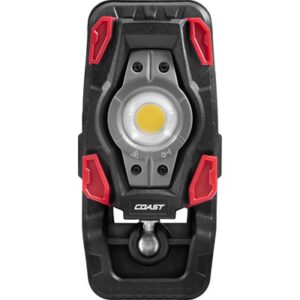CL10R CLAMP LIGHT 1150 LUM W/ULTRA VIEW FLOOD LIGHT BLK/RED