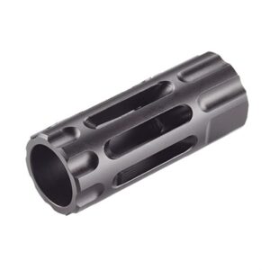 MUZZLE BRAKE Q-COMP 11/16-24 STEEL BLACK