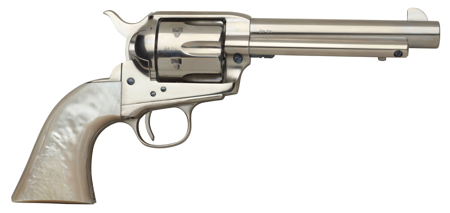 Taylor's & Company 1873 Cattleman .45 Colt Revolver, 5.5-Inch Nickel