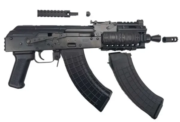 PIONEER ARMS HELLPUP AK-47 HGA 7.62X39 7IN BBL.FRGD TRUN POLY GRIP QUAD RAIL 2-30RD REAR PIC RAIL