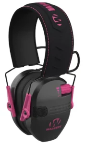 GSM WALKERS RAZOR COMPACT ELECTRONIC YOUTH/WOMENS MUFF BLK W PINK ( 4 PER CASE )