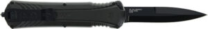 S&W M&P OTF 3.5" SINGLE EDGE - SPEAR POINT BLACK/GRAY