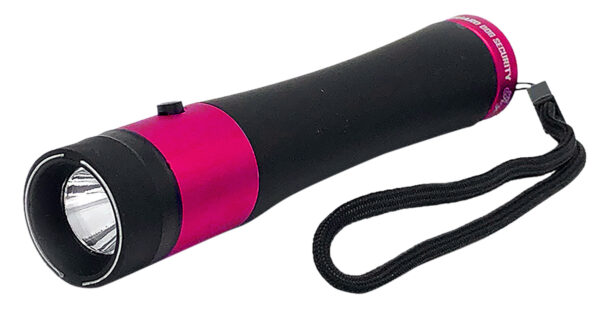 Guard Dog Ivy Concealed Stun Gun Flashlight, Black/Pink