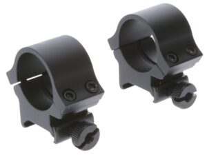TruGlo TGTG8961B2 Lightweight Scope Rings Matte Black 1" High