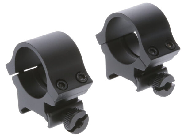 TruGlo 1-Inch High Lightweight Scope Rings, Matte Black