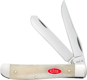Case Mini Trapper Natural Bone Pocket Knife