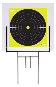 EZ-Aim 15309 Portable Range Target Stand Black Steel 18" W x 19" H Includes 2 Adhesive Targets