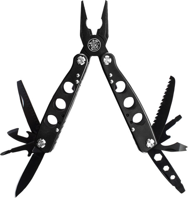 Smith & Wesson Knives SWMT1CP Multi-Tool Black 6.50" Long Includes Case