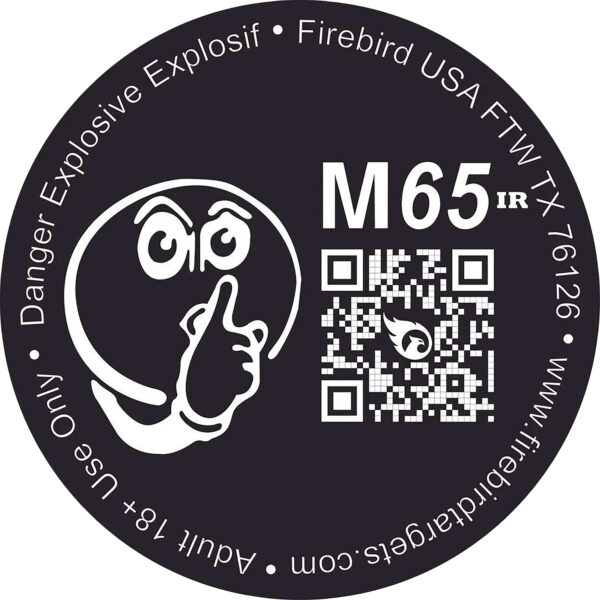 Firebird USA M65IR M65IR Moving Trajectory/Static Impact Enhancement Flash/Smoke/Sound Universal Firearm 65mm 10 Targets