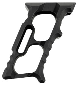 Tyrant CNC TD552BLKM1 Minivert Grip Halo Black Aluminum Fits AR15