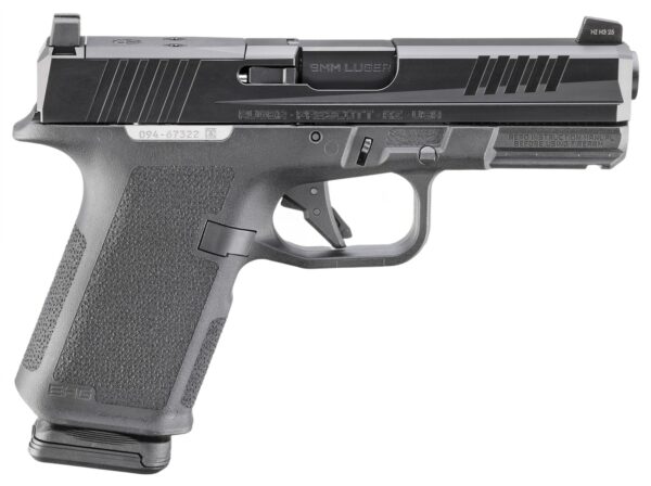 Ruger 19415 RXM 9mm Luger 15+1 4" Black FNC Nitride Alloy Steel Barrel & Optic Ready/Serrated Slide, Black Polymer Frame w/Accessory Rail, Textured Grip