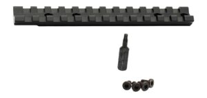 Savage Arms 56442 Scope Rail Revel Black Aluminum 8.40" Long