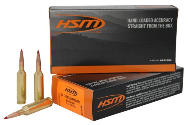 HSM 22CREED-2-N 22CRD 224 88GR ELDM MATCH 20/25