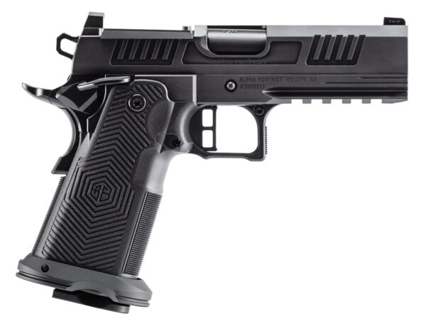 Alpha Foxtrot AA39X4CID-XDBK13 AF1911 Romulus 45 ACP 13+1 4.25" Black DLC Stainless Steel Bull Barrel, Optic Ready/Serrated Slide & Frame w/Beavertail & Picatinny Rail, RMR/RMSc Footprint