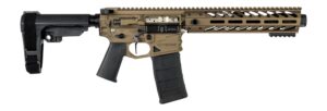 Nemo Arms BL-556-8P Battle-Light 5.56 NATO 30+1 8" Black Threaded Barrel, Burnt Bronze Aluminum Receiver w/Picatinny Rail, M-LOK Handguard, Black Polymer SB Tactical SBA3 Brace, Magpul MOE Grip, Ambi