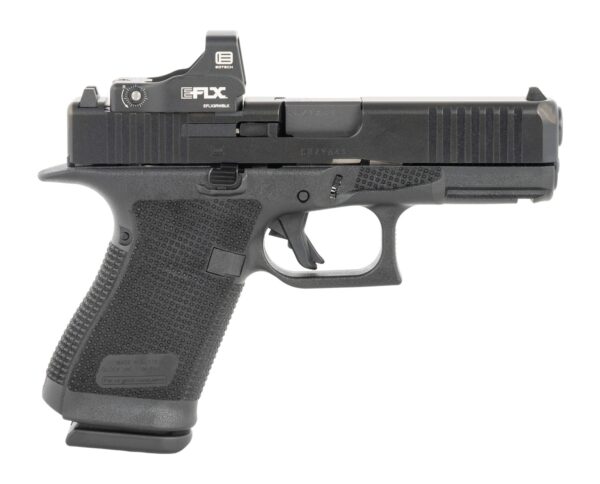 Glock P6195E203 G19 Gen6 w/EOTech 9mm Luger 15+1 4.02" Threaded Barrel, Steel Optic Ready/Serrated Slide, Polymer Frame w/Accessory Rail, Interchangeable Backstrap Grip, Ambidextrous