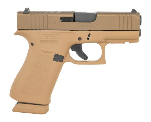 Glock 43X 9mm Pistol, Custom Finish, Ambidextrous, 15+1