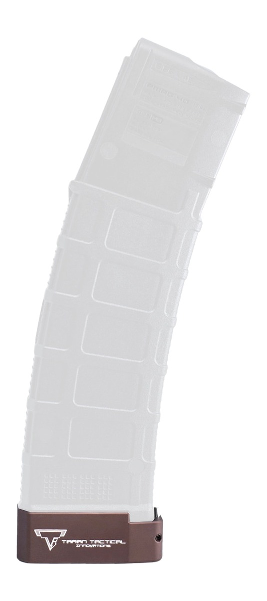 Taran Tactical PMAG +5/+6 Base Pad Extension for .223/5.56 AR-15 Magazines, Coyote
