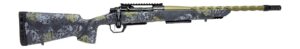 Horizon Firearms HRF-VE2-7PRC-22R Venatic 2 7mm PRC 22" Sage Green Spiral Fluted Threaded Barrel, Black DLC Receiver w/Picatinny Rail, Arca Rail Forend, Artic Moss Iota EKO X Carbon Fiber Stock