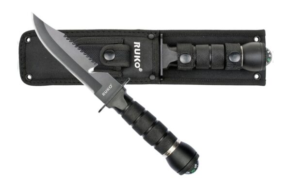 RUKO RUK0163 420J2 6"SURVIVAL FIXED W/COMPASS