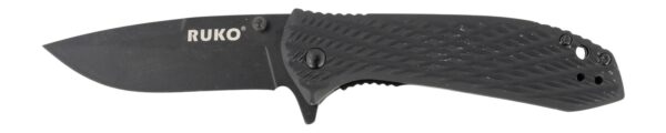 RUKO RUK0179BBK 440C 3-1/4"BLK HANDLE FOLDING