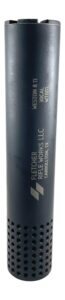 Fletcher Rifle Works WESTON8BLK Weston-8 30Cal 1.62" Black Stainless Steel 1.375"x24