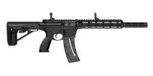 Retay USA RA1522BLKPOLYMLOK10 RA1522 22 LR 10+1 18" Black Chrome Threaded Barrel, Black Chrome Polymer Receiver w/Picatinny Rail, M-LOK Handguard, Adjustable Black Polymer Stock & Grip