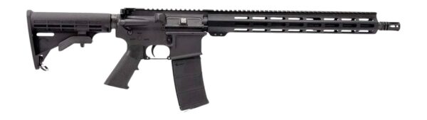 Andro Corp Industries 55616BB ACI-15 Bravo 5.56 NATO 30+1 16" Black Nitride Threaded Barrel, Black Anodized Aluminum Receiver w/Picatinny Rail, M-LOK Handguard, M4 Black Polymer Stock, A2 Grip, Ambide