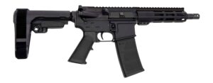 Andro Corp Industries 3008CB ACI-15 CQB 300 Blackout 30+1 8" Black Nitride Threaded Barrel, Black Anodized Aluminum Receiver w/Picatinny Rail, M-LOK Handguard, Black Polymer SBA3 Pistol Brace, A2 Grip