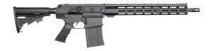 Andro Corp Industries 30816DBFORGED ACI-10 Divergent 308 Win 20+1 16" Black Nitride Threaded Barrel, Black Cerakote Aluminum Receiver w/Picatinny Rail, M-LOK Handguard, M4 Black Polymer Stock, A2 Grip