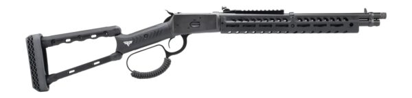 Rossi 920441613-TBRP R92 44 Mag 8+1 16.50" Black Cerakote Alloy Steel Threaded Barrel & Drilled & Tapped Receiver, Black Fixed Wood Stock