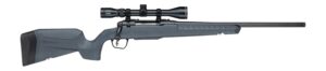 Savage Arms 33178 Axis 2 XP 350 Legend 4+1 18" Matte Black Carbon Steel Threaded Barrel & Drilled & Tapped Receiver, Gray Synthetic Fixed w/Pistol Grip Stock, 3-9x40mm Duplex Scope, Right Hand