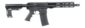 Andro Corp Industries 30010HBMPS ACI-15 Halo 300 Blackout 30+1 10" Black Nitride Threaded Barrel, Black Anodized Aluminum Receiver w/Picatinny Rail, M-LOK Handguard, Black Polymer SBA3 Pistol Brace, A